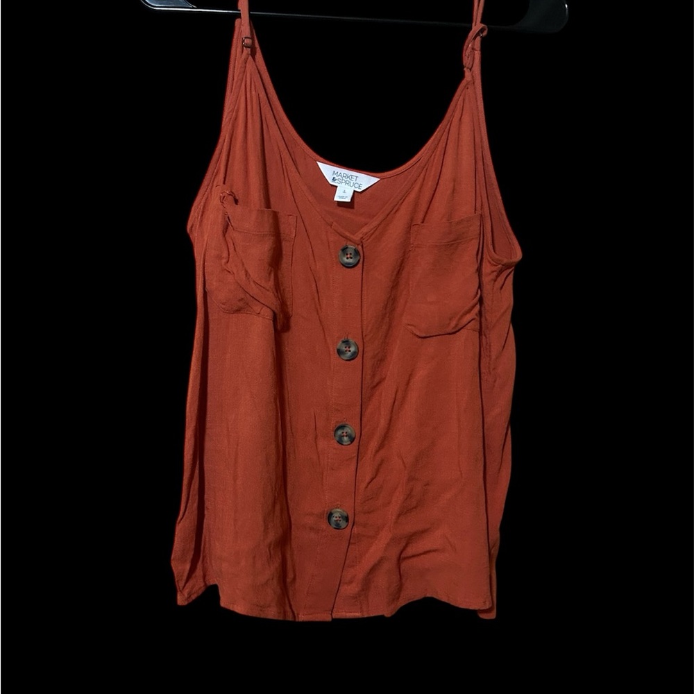Market Spruce  Button-Front Camisole